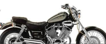 MCJ - 2 in 2 Royal in Chrom oder Schwarz mit Endkappen wählbar - YAMAHA VIRAGO 535