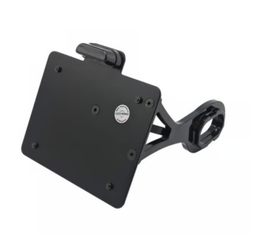 Cult-Werk, side mount license plate bracket. Switzerland