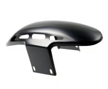 Cult-Werk, ''Custom V2'' front fender, 23". Gloss black