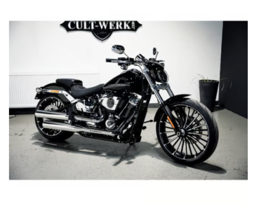 Cult-Werk Cult- Werk, headlamp Set. ''Night Rod Style''. glänzend schwarz – 25-26 FXBR Breakout 117