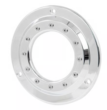 Rick’s Motorcycles – Kupplungsdeckel 'Porthole'. poliert – 70-98 Big Twin (NU)