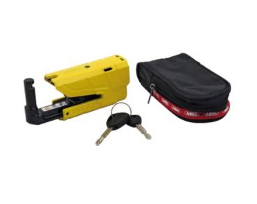 Abus, 8077 Granit Detecto XPlus 2.0 disc brake Schloss. Gelb