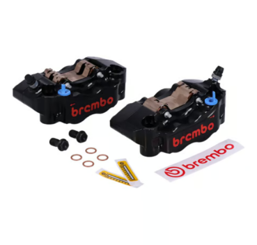 Brembo GP4-RB Monoblock-Radialbremssattel-Set. Schwarz für Harley-Davidson®