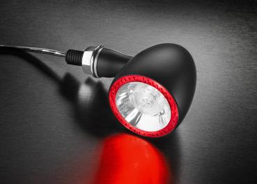 Bullet 1000® DF - LED Blinker 3 in 1, schwarz, hinten beidseitig