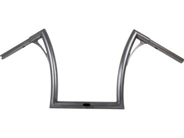 380 Flow Bar FAT Handlebar with 1 1/4" Clamp Diameter 3-Hole Raw 1 1/4" Throttle By Wire Throttle Cables