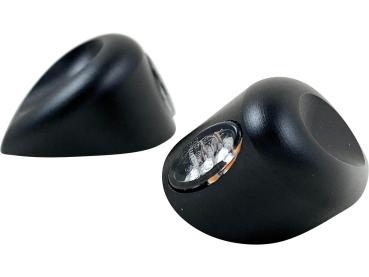 Elypse Front Turn Signals for Road Glide Black Smoke LED