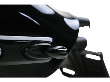 Bullet Grooved LED Turn Signal/Taillight/Brake Light Chrome Smoke LED