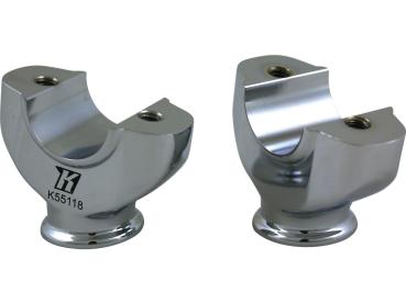 Lower Risers Chrome 1 1/4"