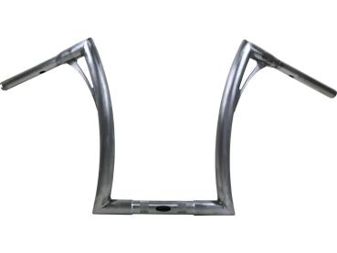 430 Extra Tall Flow Bar Super Fat Handlebar for Road Glide with 1 1/4" Clamp Diameter 3-Hole Raw 1,4" Throttle By Wire