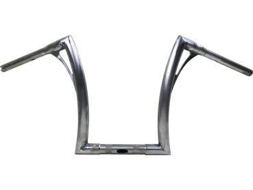 280 Medium Flow Bar Super Fat Handlebar for Road King with 1 1/4" Clamp Diameter 3-Hole Raw 1,4" Throttle By Wire