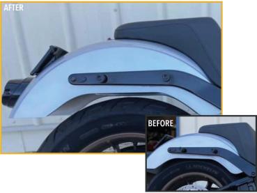 Shock Lift Kit for Milwaukee Eight Black Rear