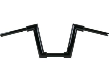 2" Str8UP Handlebar for Softail Medium (280mm), Width Lower Tube 260 mm Black Powder Coated Cable Clutch Throttle By Wire