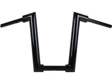 2" Str8UP Handlebar for Softail Tall (380mm), Width Lower Tube 300 mm Black Powder Coated Cable Clutch Throttle By Wire