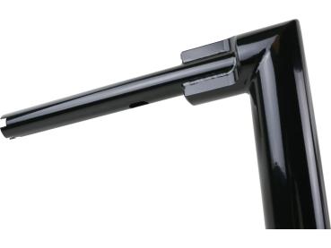 2" Str8UP Handlebar for Softail Extra Tall (430mm), Width Lower Tube 260 mm Black Powder Coated Hydraulic Clutch Throttle By Wire