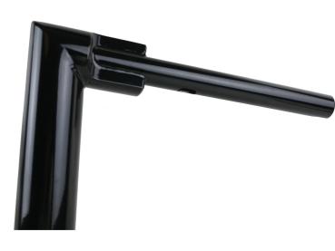 2" Str8UP Handlebar for Softail Extra Tall (430mm), Width Lower Tube 300 mm Black Powder Coated Hydraulic Clutch Throttle By Wire