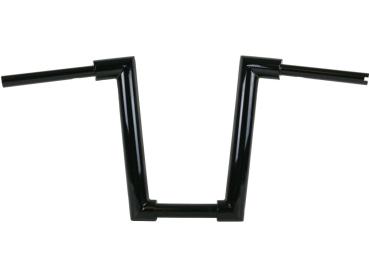 2" Str8UP Handlebar for Softail Tall (380mm), Width Lower Tube 300 mm Black Powder Coated Hydraulic Clutch Throttle By Wire
