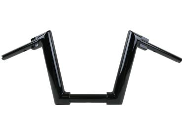 2" Str8UP Handlebar for Softail Medium (280mm), Width Lower Tube 300 mm Black Powder Coated Hydraulic Clutch Throttle By Wire