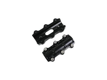 Big Block Risers Flat Black Anodized 1 1/4"