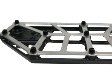 Next Level NXL Floorboards Brushed Stainless Steel Cover Black Anodized