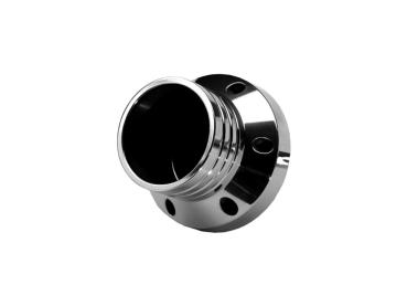 BSL Straight Endkappe E3 POL. Curved Billet Endkappes poliert 70 mm – For Curved Rainbow, Rainbow Down Under, Rainbow Flat Side and E3 Hot Shot Pipes