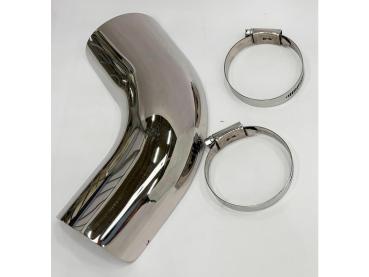BSL E3 HEATSHIELD Heat Shield Rear Polished – Heatshield Rear for E3 BSL Rainbow and Rainbow Down Under Hot Shot Pipes