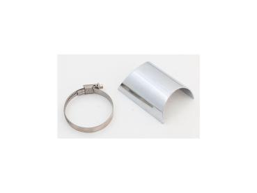 BSL REAR STRAIGHT E3 Hitzeschild S/S CHR. Hitzeschild Rear – Heatshield Rear for E3 BSL Straight Hot Shot Pipes