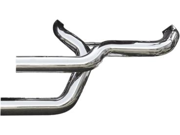 BSL Shotgun Custom Headers Hitzeschild schwarz glatt schwarz – 11-16 Softail