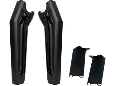 Performance Club Style Riser Kit 9" Height, 1 1/4" Handlebar Clamp without Instrument Black Satin