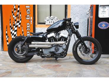 BSL Drager Drag Auspuffanlage, poliert glatt Hitzeschild, poliert glatt Endkappe, poliert 2,5" – 04-16 Sportster, (außer 08-10 XR1200, 10-13 XR1200X) 14-16 benötigt Lambdasonden-Reduzierstück 670859