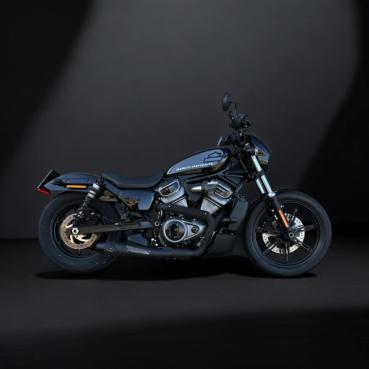 MCJ - 2in1 Auspuffanlage erhältlich in Schwarz oder Chrom mit komplett  Krümmer, Hitzeschutz und eine Modelendkappe - 975 NIGHTSTER AB BJ.2021 EURO 5