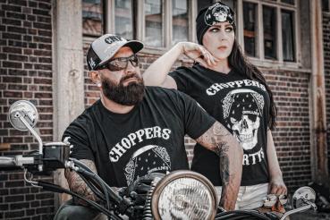 CnP Choppers n Partys Trucker Cap - Grau Biker Motorrad