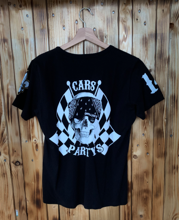CnP Cars n Partys Damen T-Shirt  Black Schwarz