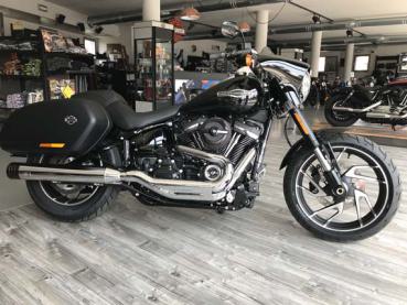 MCJ - Auspuff Modell 100 Durchmesser , erhältlich in Schwarz oder Chrom, mit Endkappen zur Auswahl zwischen B073 und B080 -  SPORT GLIDE 2021 EURO 5