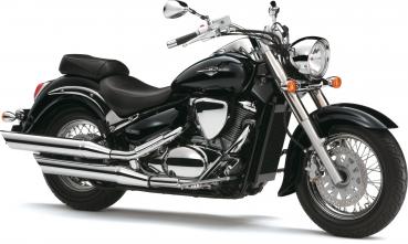 MCJ - 2 in 2 Royal in Chrom oder Schwarz mit Endkappen wählbar - SUZUKI INTRUDER 600-750-800