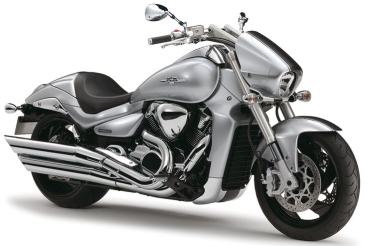 MCJ - 2 in 2 Royal in Chrom oder Schwarz mit Endkappen wählbar - SUZUKI INTRUDER 600-750-800