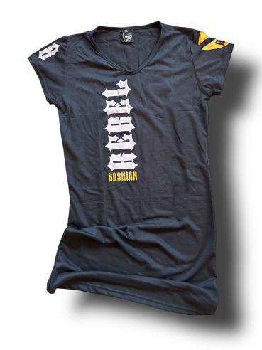 Bosnian Rebel - Black T-Shirt long for Ladies