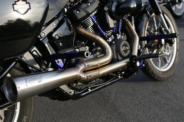 2-in-1 Next Level Auspuffanlage Edelstahl, für alle Touring Modelle ab 2017, Euro 5 - Street Glide, Road Glide, Road King, Electra Glide