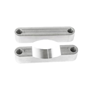 Killer Custom, front fender spacers. Raw aluminum