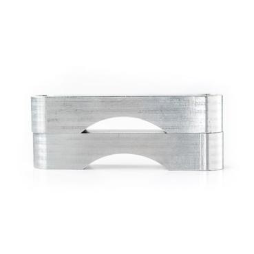 Killer Custom, front fender spacers. Raw aluminum