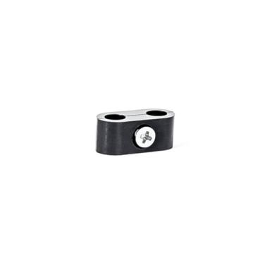 Killer Custom, throttle/idle cable clamps. schwarz, 4.7mm – 4.7mm O.D. throttle / idle cables
