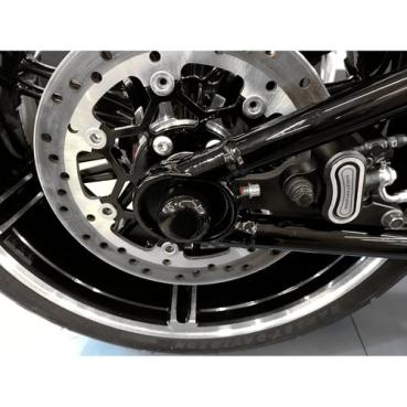 Killer Custom, rear axle cover Satz. Gloss schwarz – 2018–2026 · Softail (ausgenommen 19-20 FXDRS)