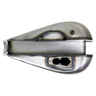 Kodlin stretched "Breakout" Softail gas Tank | Passend: 2018–2026 Softail mit custom shorter seat (some Modelle require dash/instrument relocation)