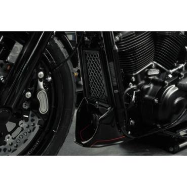Killer Custom, oil radiator guard 'David'. schwarz – 2018–2026 · Softail