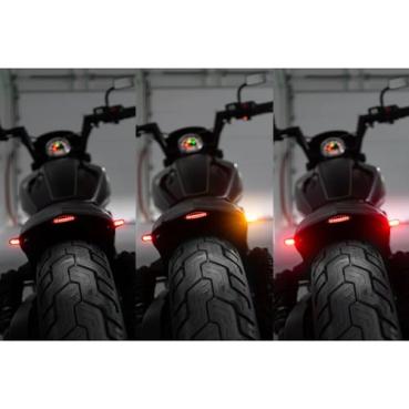 Killer Custom,  Mohawk Led Rear Taillight / Turn Signal Comb