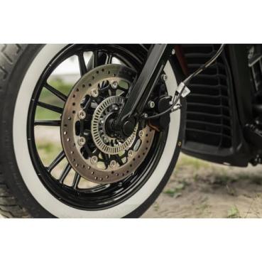 Killer Custom, Front Axle Cover Satz. schwarz – ab 2015 · Indian Scout