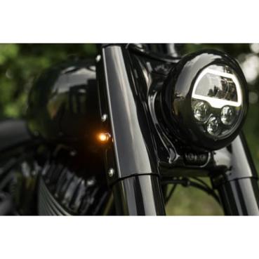 Killer Custom, Front Led Turn Signals. Black