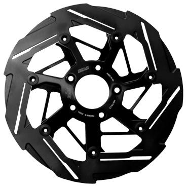 Kodlin by SBS, "7-spoke" Brems rotor vorne rechts. Schwarz | vorne: 2015–2026 Softail (außer 2017 FXSE)