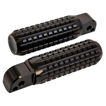 Rick’s Motorcycles – passenger foot pegs AK 4.7. schwarz – OE mounting – Passenger: 18-26 Softail