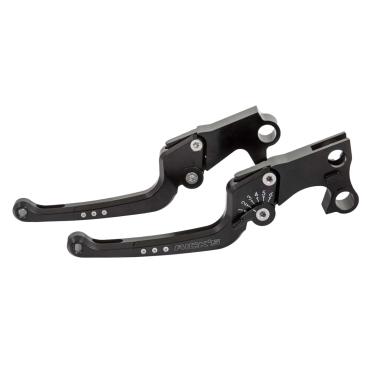 Rick’s Motorcycles – Good Guys Brems- und Kupplungshebel-Set schwarz – 14-16 FLT/Touring; 06-17 V-Rod. With hydraulic clutch (NU)