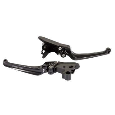 Rick’s Motorcycles – Classic Brems- und Kupplungshebel-Set. schwarz – OE-Hebel – 2016 Softail. With hydraulic clutch (NU)
